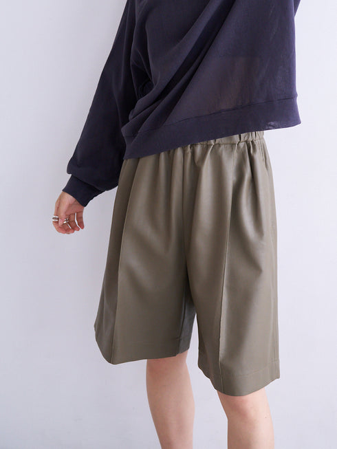 FAUX LEATHER HALF PT /Y251-31008